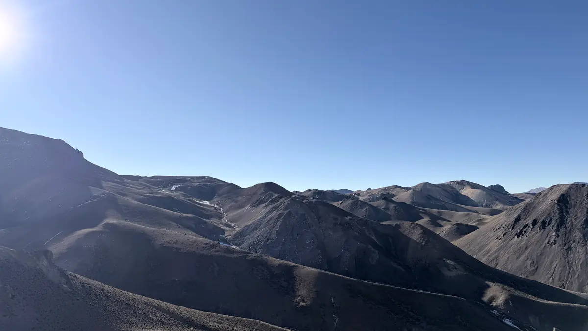La cordillera de los Andes